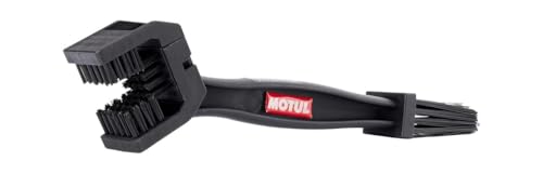 Motul Kettenbürste für Motorrad - Effektive Kettenreinigung - Reinigungsbürste für Motorradketten - Kettenreiniger mit verschiedenen Bürstenköpfen - Hochwertige Motorradpflege - Original