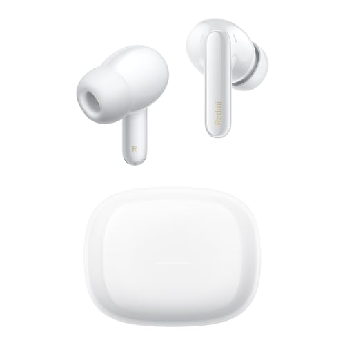 XIAOMI Redmi Buds 6 Pro White - 36h Akkulaufzeit, Triple-Treiber Hi-Fi Klang, 55dB ANC, 20 ANC-Level, 3 Transparenzmodi, Immersives 3D-Audio, Bluetooth 5.3, Google Fast Pair, Hi-Res Audio Zertifikat
