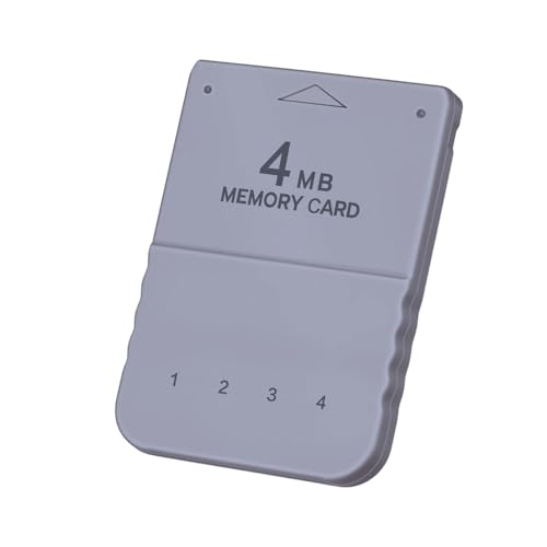 Wigearss 4MB Gaming-Speicherkarte für PS1 Konsole, 60 Blöcke mit 4 Speicherseiten