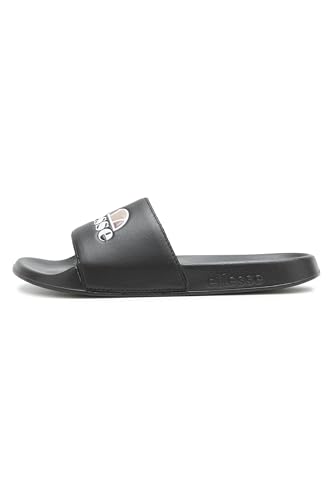 Ellesse Como Slide, Badelatschen Herren und Damen, Strandlatschen, Schwarz, EU 42