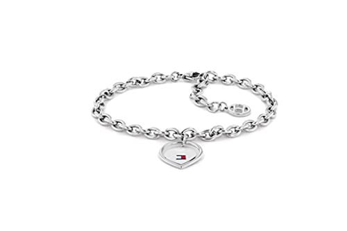 Tommy Hilfiger Jewelry Armband für Damen aus Edelstahl mit einem Herzförmigen Anhänger - 2780553