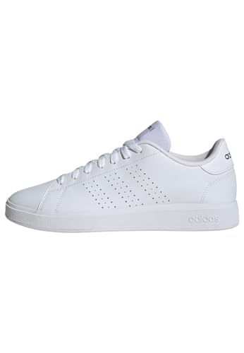 adidas Herren Advantage Base 2.0 Shoes, Cloud White/Collegiate Green, 46 EU