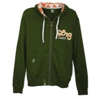 LRG Herren Naturalist Ziphoodie Big and Tall, Dark Olive, 4X-Large