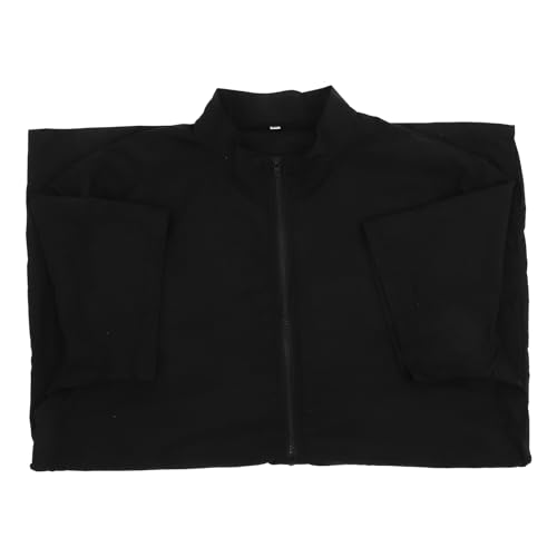 Kisangel Tierkosmetiker Schürze, Nylon, Schwarz, Kurzarm, Xxl