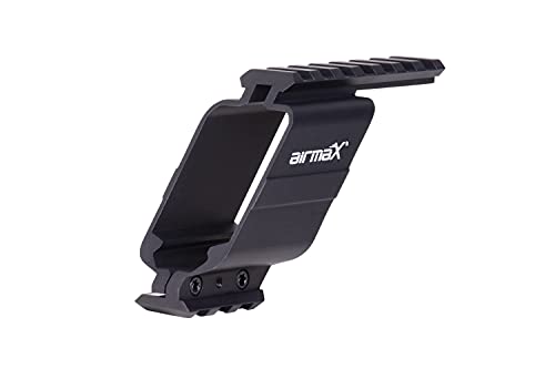 airmaX® Universal Pistolen Taktische Montage mit Railschiene Metall Softair Jagd Picatinny Weaver