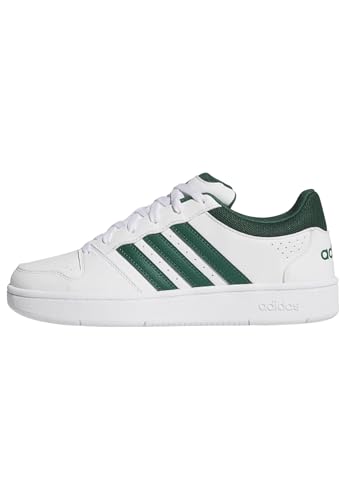 adidas Herren Hoops Classic Shoes, FTWR White/Collegiate Green/FTWR White, 44 2/3 EU