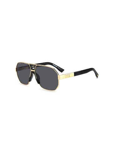 DSQUARED2 Brille D2 0028/S Größe 63-12 mm Gold Schwarz