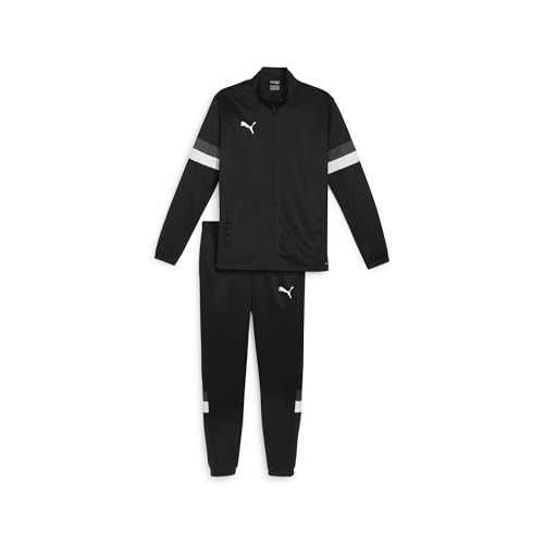 PUMA Herren Teamrise Tracksuit Trainingsanzug, PUMA Black-PUMA Black, L EU