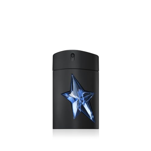 MUGLER A*Men Eau de Toilette, Herren Parfum, Amberartiger, holziger Gourmand-Duft, Kräftiges Duftspray, Nachfüllbar, 50 ml
