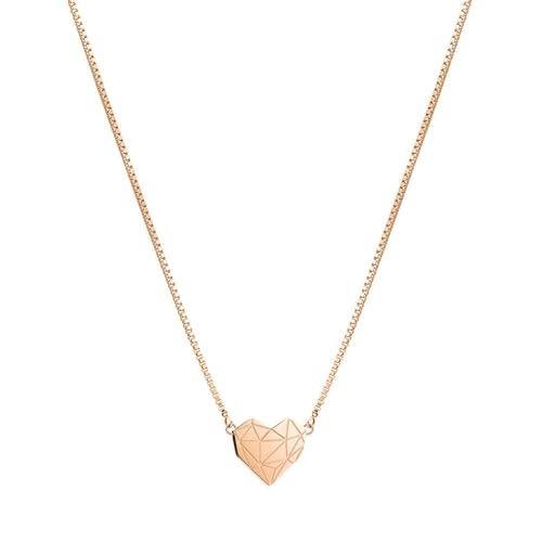 LIEBESKIND BERLIN Damen-Collier Edelstahl (roségold)