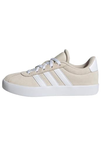adidas Unisex Kinder VL COURT 3.0 SHOES KIDS, Aluminium / Cloud White / Aluminium, 40 EU