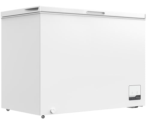 SCHOEPF – GT300SD Gefriertruhe 299 L – Weiß – 83,5 x 112,5 x 61 cm – Energieklasse D – LED-Beleuchtung - Schnellgefrieren – 39 dB – 185 kWh/Jahr – 4-Sterne-Kennzeichnung – Freistehend