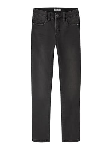 NAME IT Jungen Nkmsilas Dnmtax Pant Noos Hose, Black Denim, 110 EU