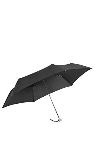 Samsonite Rain Pro 3 Section Manual Ultra Mini Flat Regenschirm 22,5 cm, Black