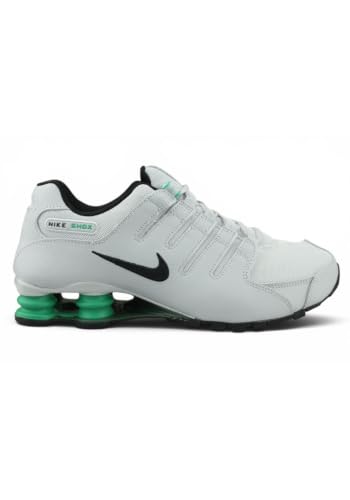 Nike Shox NZ Herren Schuhe (Grey Fog/Stadium Green/Tan/Black), Grau Nebel / Stadiongrün / Tanne / Schwarz, 43 EU