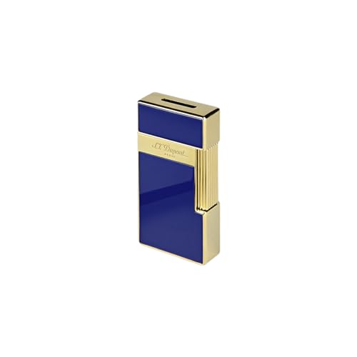 S.T. Dupont 025005 Feuerzeug Big D blau/Gold
