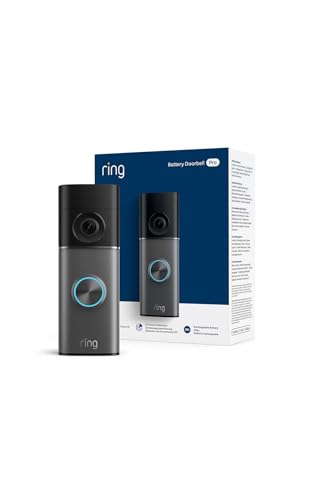 Ring Akku-Videotürklingel Pro (Battery Video Doorbell Pro) (neueste Generation) | Kabellose Türklingel-Kamera | Retinal 4K | 10x-Zoom, Schnellwechsel-Akkupack Ultra | 30 Tage Testphase Ring-Abonnement