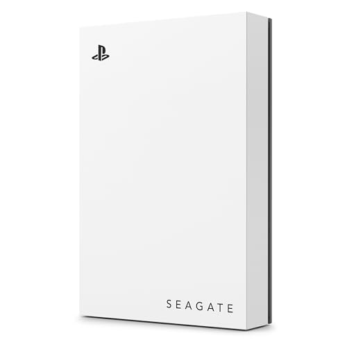 Seagate Game Drive PS4/PS5 2TB, tragbare externe Festplatte, 2.5 Zoll, USB 3.0, weiß, LED blau, inkl. 2 Wochen Playstation+ (STLV2000202)