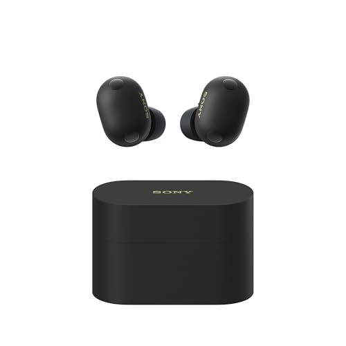 Sony WF-1000XM6 Flagship kabellose Noise Cancelling-Kopfhörer, Bluetooth, In-Ear-Kopfhörer, Sony Hi-Res-Sound, klare Anrufe, 10-Band-EQ, 24 Std.-Akkulaufzeit (NC An), IPX4 – Schwarz