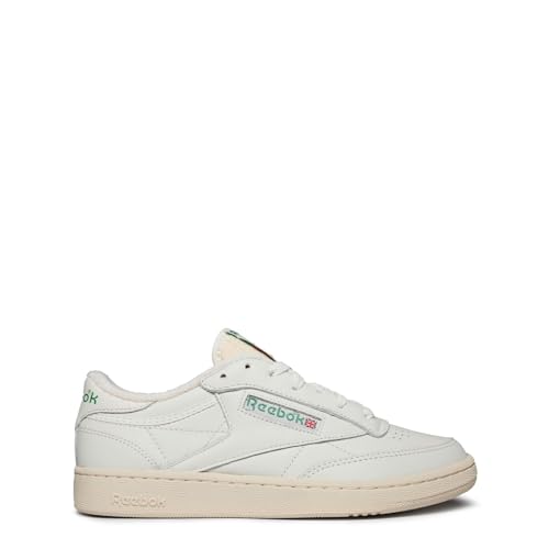 Reebok Herren Club C 1985 TV Sneaker, Chalk/Paperwhite/Glen Green, 44 EU