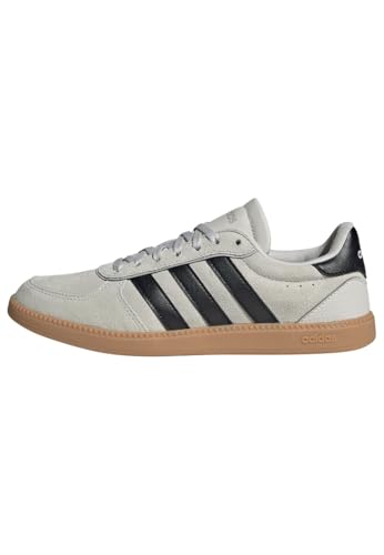adidas Damen BREAKNET Sleek Shoes, Grey one/core Black/core Black, 39 1/3 EU