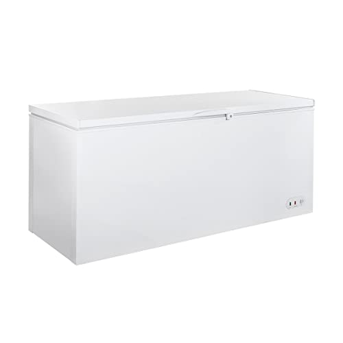 GastroHero Gefriertruhe ECO 650 I Tiefkühltruhe groß 550L I Kühltruhe abschließbar I Gefriergerät mit Klappdeckel I Gefrierschrank -18°C bis -22°C