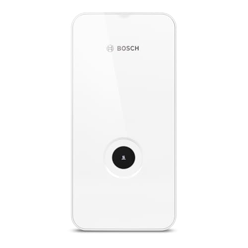 Bosch elektronisch geregelter Durchlauferhitzer Tronic Line 15/18/21 kW - umschaltbar, druckfest, stufenlose Temperaturwahl, moderne Glas-Optik, weiß [Energieklasse A]