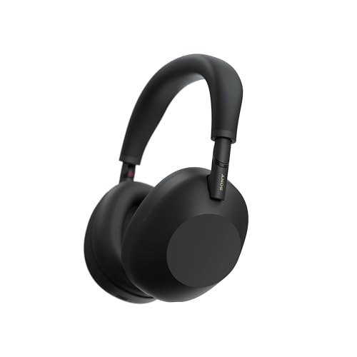 Sony WH-1000XM6 Flagship Noise Cancelling Over-Ear Wireless Kopfhörer, Signature Hi-Res Sound, ultimativer Komfort, faltbarem Design, strapazierfähige Tasche, 30 Std-Akku, iOS & Android - Schwarz