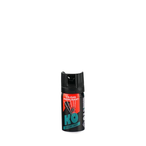 KO Security CS-Spray 40 ml – Breitstrahl Personenabwehrspray mit BKA-Zulassung - modernes Design - kompakt und diskret
