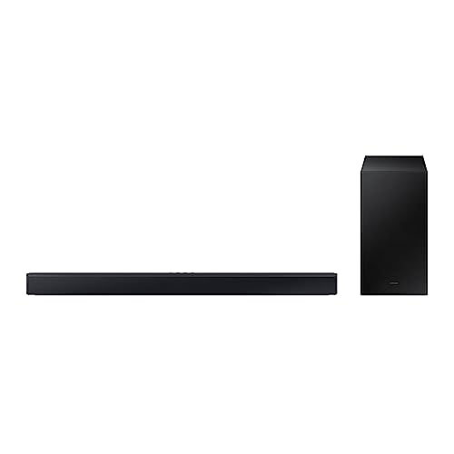 SAMSUNG Soundbar HW-C430/ZF C-Serie, 3 Lautsprecher, Subwoofer inklusive, 2.1-Kanal-Audio, Adaptive Sound Lite, Black 2023