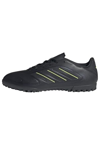 Adidas Unisex COPA Pure III Club Turf Football Boots, core Black/DGH solid Grey/Lucid Lemon, 47 1/3 EU