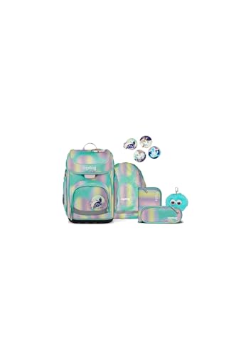 ergobag Schulranzen-Set cubo Bundle Set ZauBärwelt - Mint