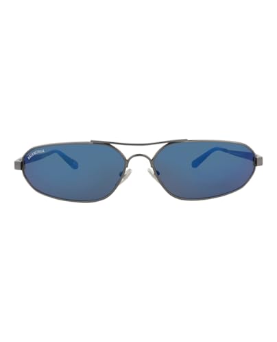 Balenciaga Stretch-Piloten-Sonnenbrille, Silber, One Size