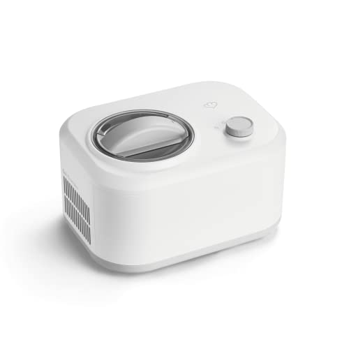 SPRINGLANE Eismaschine Eni 1 L mit selbstkühlendem Kompressor 100 W, Eiscremebereiter mit entnehmbarem Eisbehälter, inkl. Rezeptheft