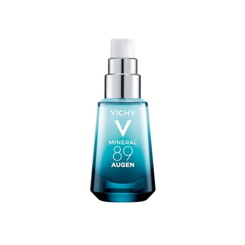VICHY Augenpflege Hyaluron-Boost mit Sofort-Effekt, Feuchtigkeitsspendend und aufpolsternd, Mildert Augenringe, Mit purem Koffein und 89% Thermalwasser, Minéral 89, 15 ml