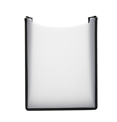 HERMA Heftbox A4 Schulranzen oben offen, 34,5 x 26 x 7 cm, Kunststoff Schulheftbox in weiß für Schnellhefter, Bücher, Schulhefte, Blöcke & Unterlagen, stabile Kinder Heftmappe für den Rucksack