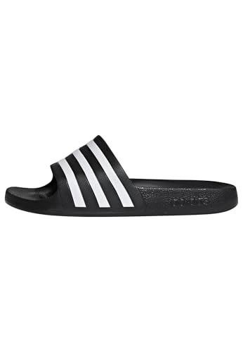 adidas Unisex Adilette Aqua Slides Slipper, Core Black/Cloud White/Core Black, 40.5 EU