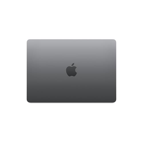 Apple 2022 MacBook Air mit M2 Chip (13-Zoll, 8GB RAM, 256GB SSD-Speicher) (QWERTZ Deutsch) Space Grau (Generalüberholt)