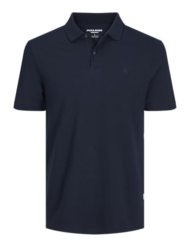 JACK & JONES Herren Jjebasic Noos Poloshirt, Navy Blazer, L EU