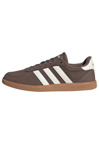 adidas Damen Breaknet Sleek Shoes, Earth strata/Off white/GUM10, 38 2/3 EU