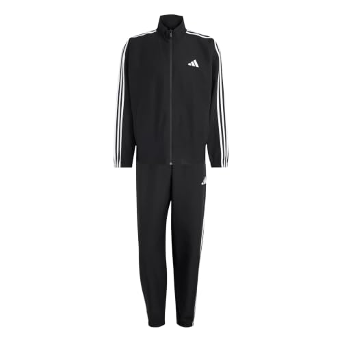 adidas Herren 3-Stripes Woven Track_Suit, black/white, XL