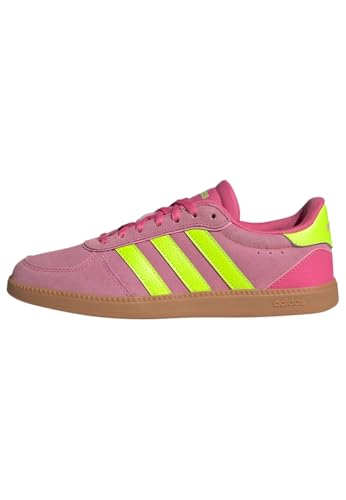adidas Damen BREAKNET Sleek Shoes, Pulse Magenta/Lucid Lemon/Bliss pink, 38 EU