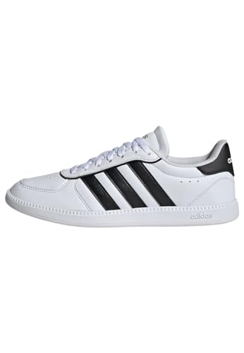 adidas Damen BREAKNET Sleek Shoes, FTWR White/core Black/Gold met., 37 1/3 EU