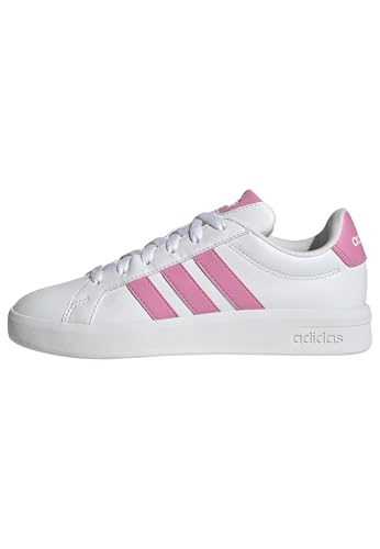 adidas Unisex Kinder Grand Court 3.0 Shoes JUNIOR, FTWR White/Bliss pink/Bliss pink, 39 1/3 EU