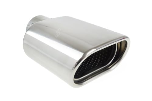 AMiO Auspuffblende 02190 122mm 68mm Edelstahl