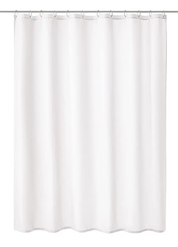 Kleine Wolke Duschvorhang Kito, Polyester, schneeweiß, 120 cm x 200 cm