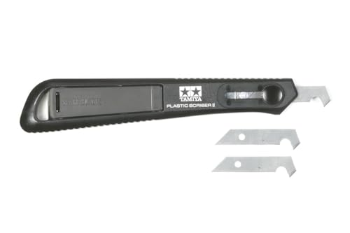 Tamiya 300074091 - Plastik Schaber II, Schwarz