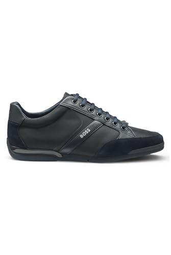BOSS Men Saturn_Lowp_mx A_N Sneaker Blue 43 EU