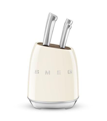 Smeg, Messerblock, KBSF02CR, Creme