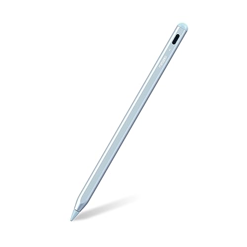 Metapen Blau Stift für iPad Apple 2018-2025, Neigungssensitivität Stylus Pencil für i-Pad 11/10/9/8/7/6, i-Pad Air 7/6/5/4/3, i-Pad Pro M4/M3/M2/12.9